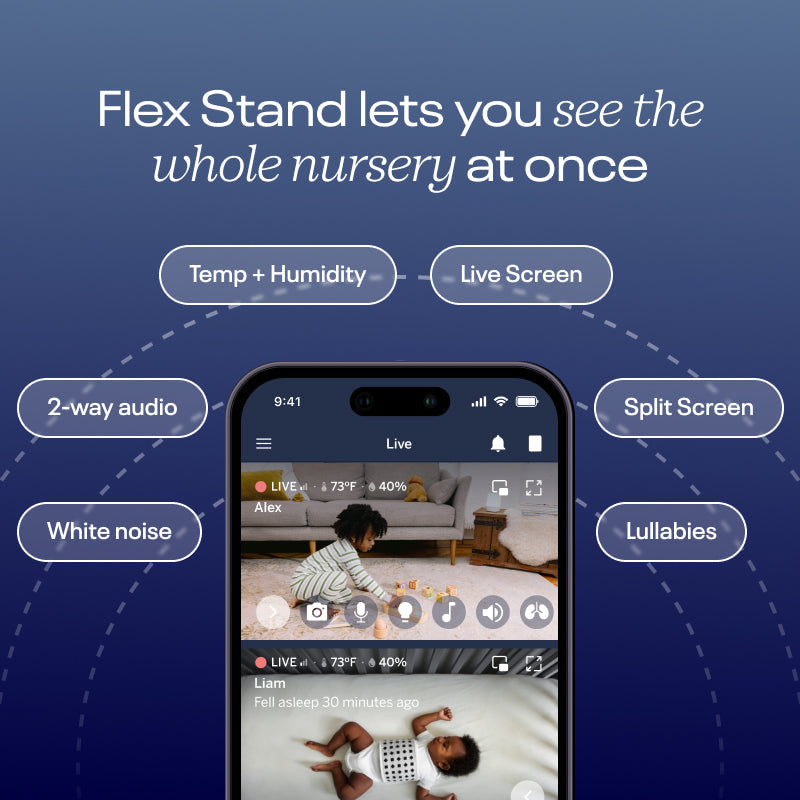 Nanit Pro Baby Monitor + Flex Stand